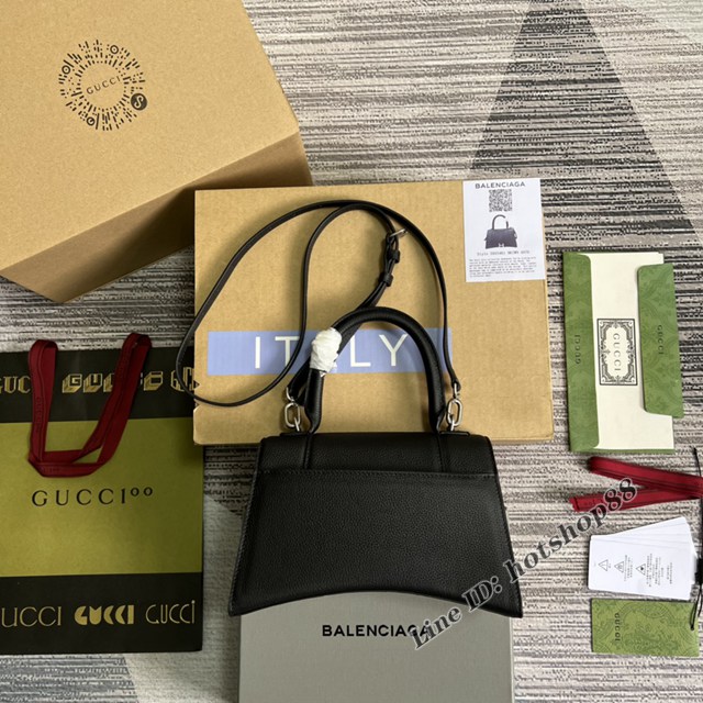 Gucci官網2028新款全皮女包 古馳BALENCIAGA×GUCCI聯名全新“Aria-時尚詠歎調”系列小號女包593546 gqy4747